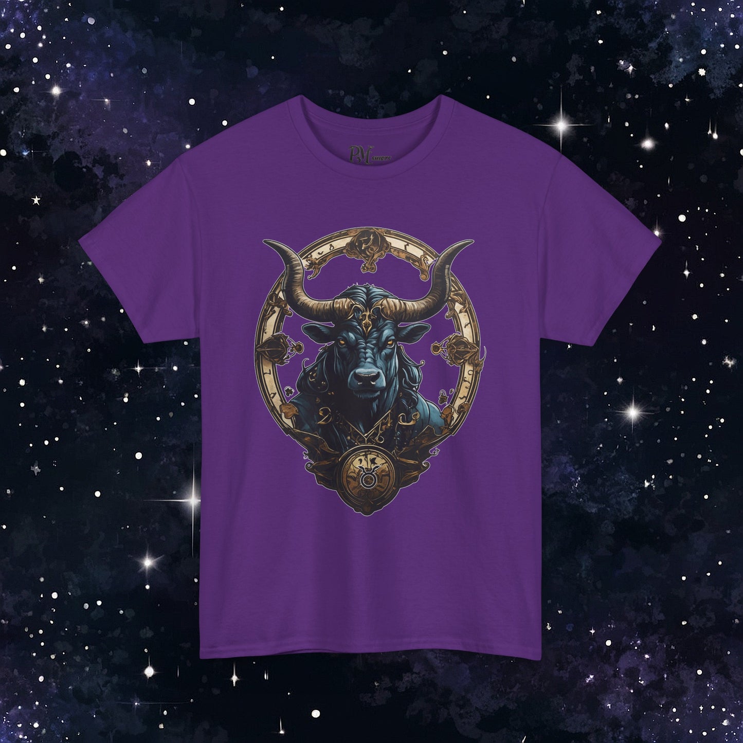 Gothic Taurus Zodiac T-Shirt: Dark Style Graphic Tee