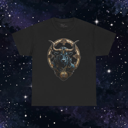 Gothic Taurus Zodiac T-Shirt: Dark Style Graphic Tee