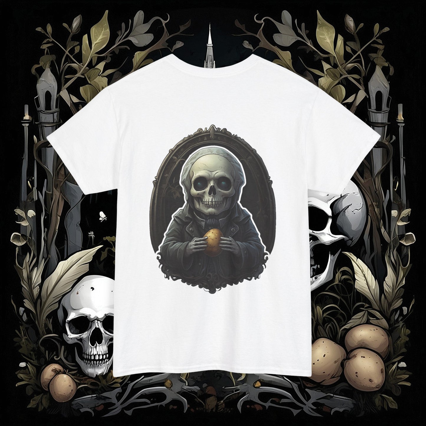 Front and Back Death's Potato Tee