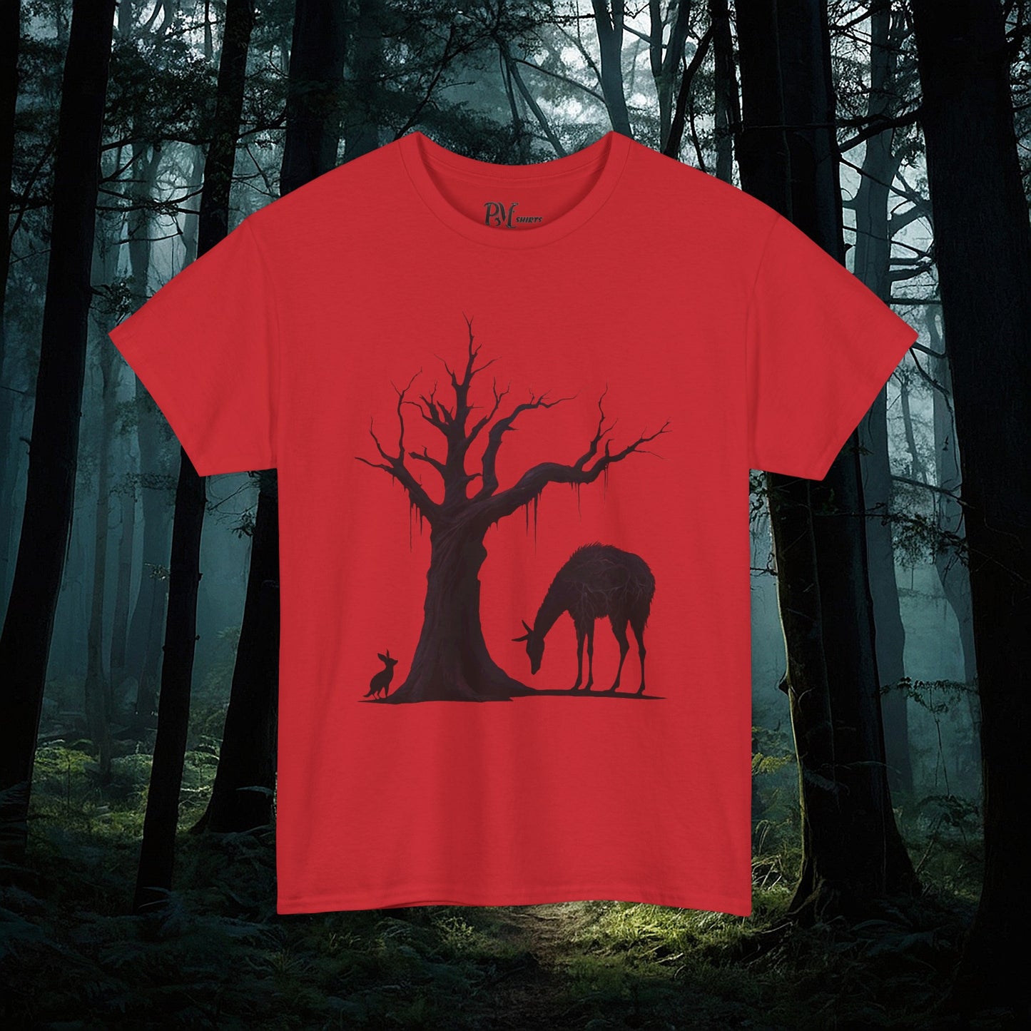 Dead Tree with Forest Critters Tee