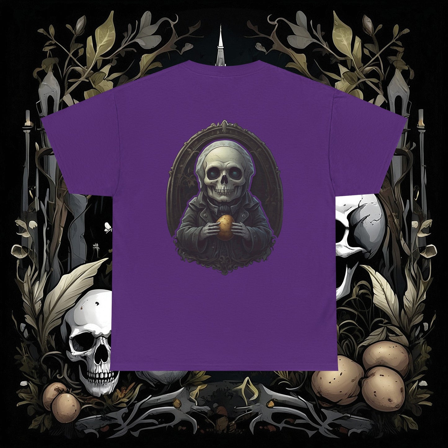 Front and Back Death's Potato Tee