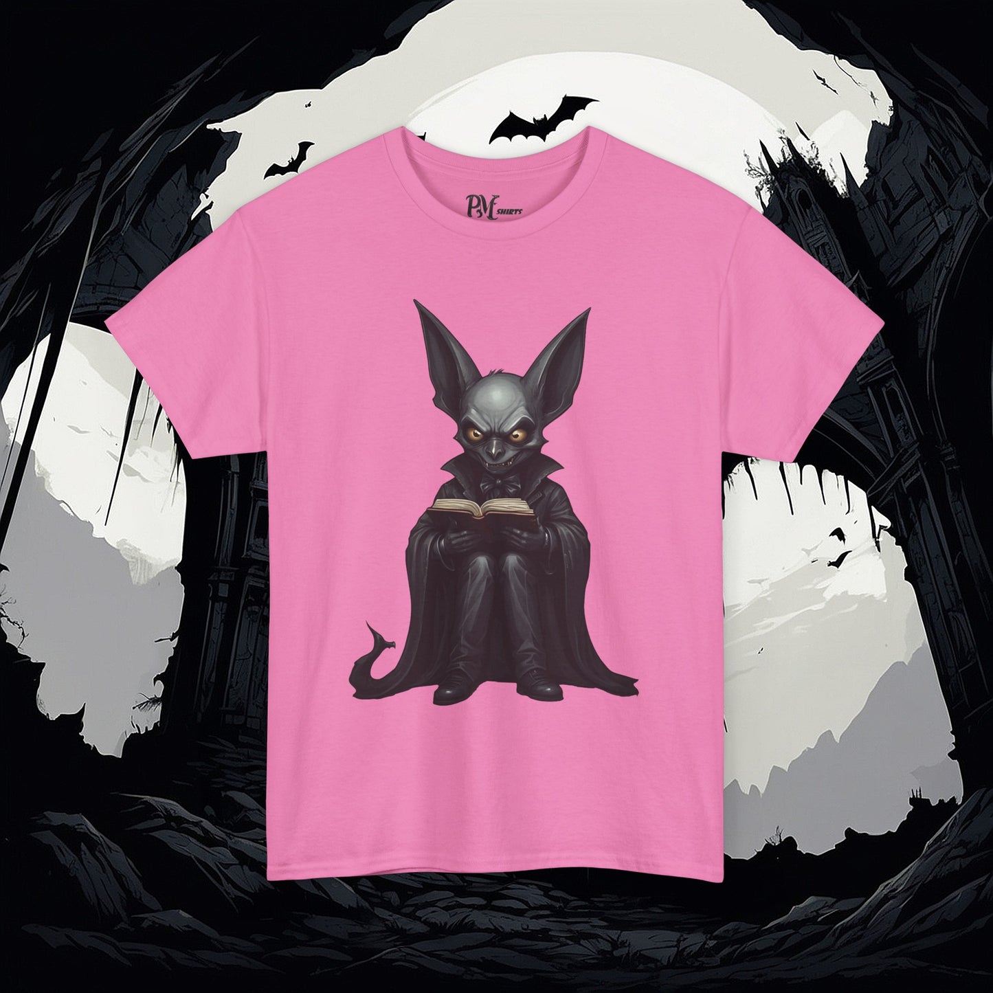 Vampire Bat Reading Tee