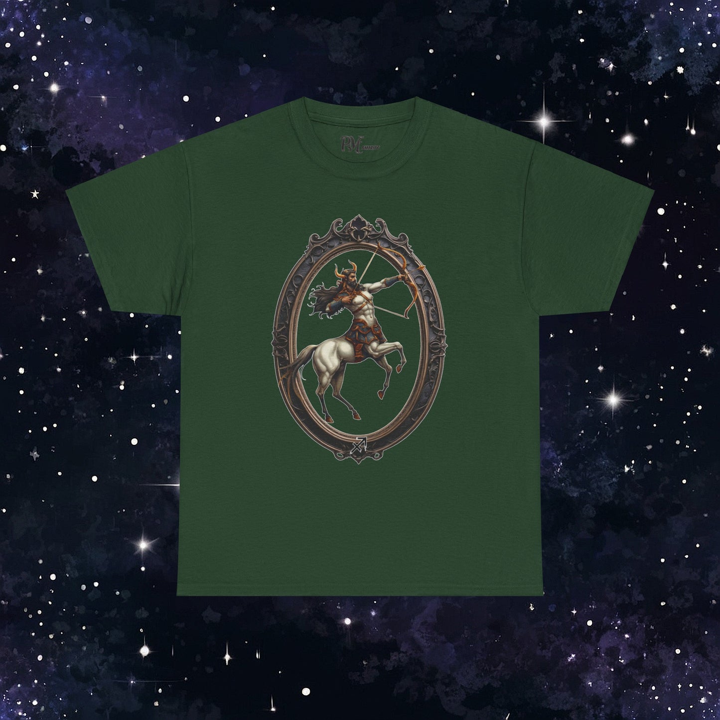 Gothic Sagittarius Zodiac T-Shirt: Dark Style Graphic Tee