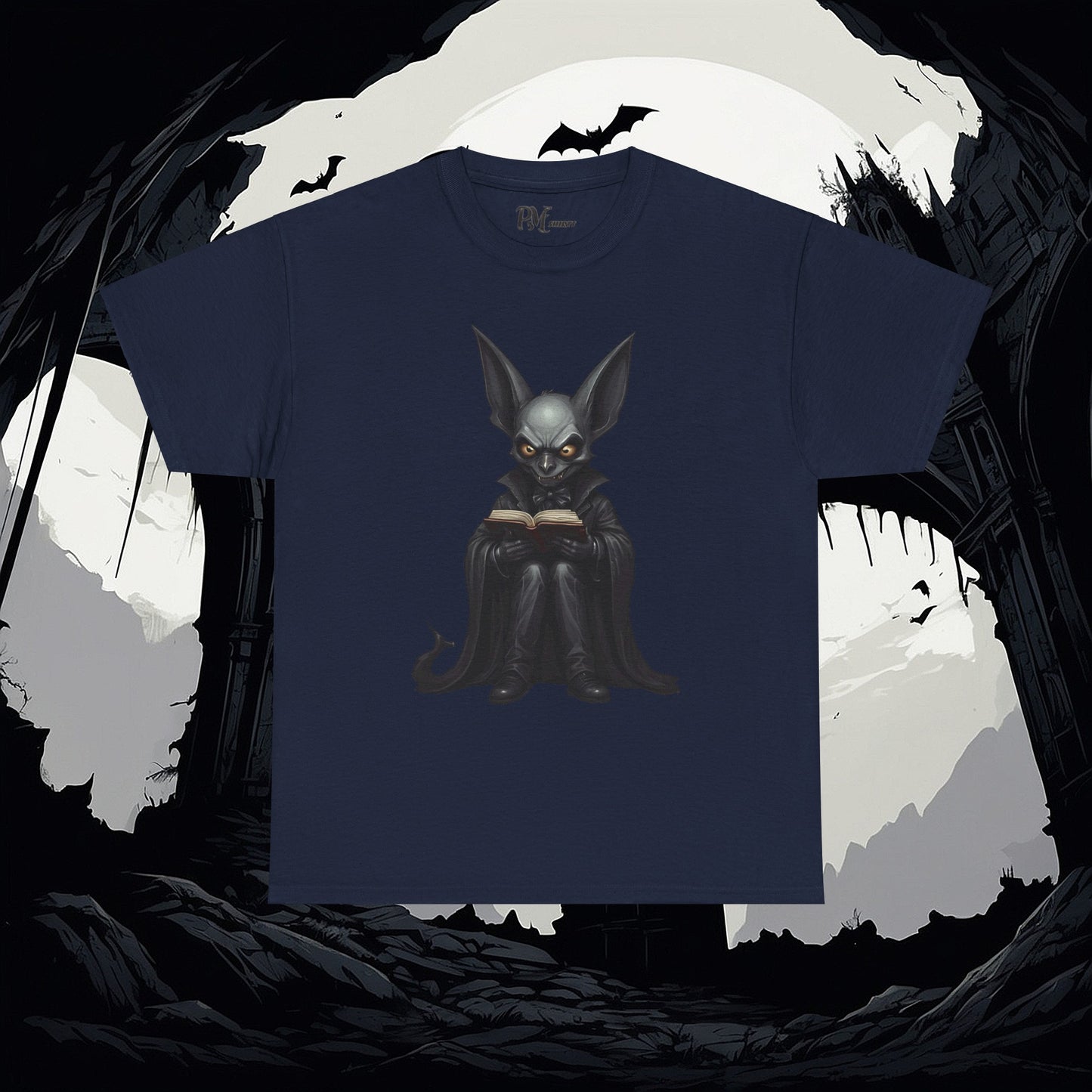 Vampire Bat Reading Tee