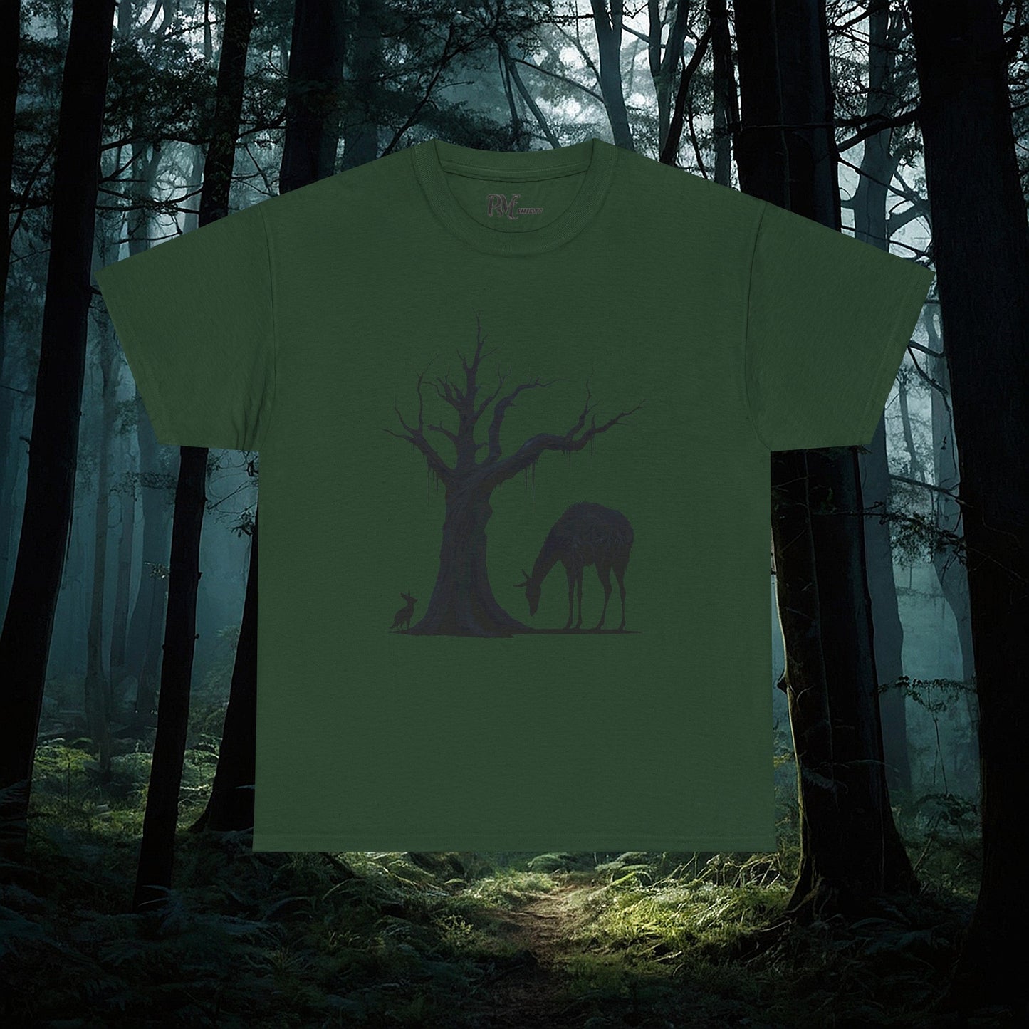 Dead Tree with Forest Critters Tee