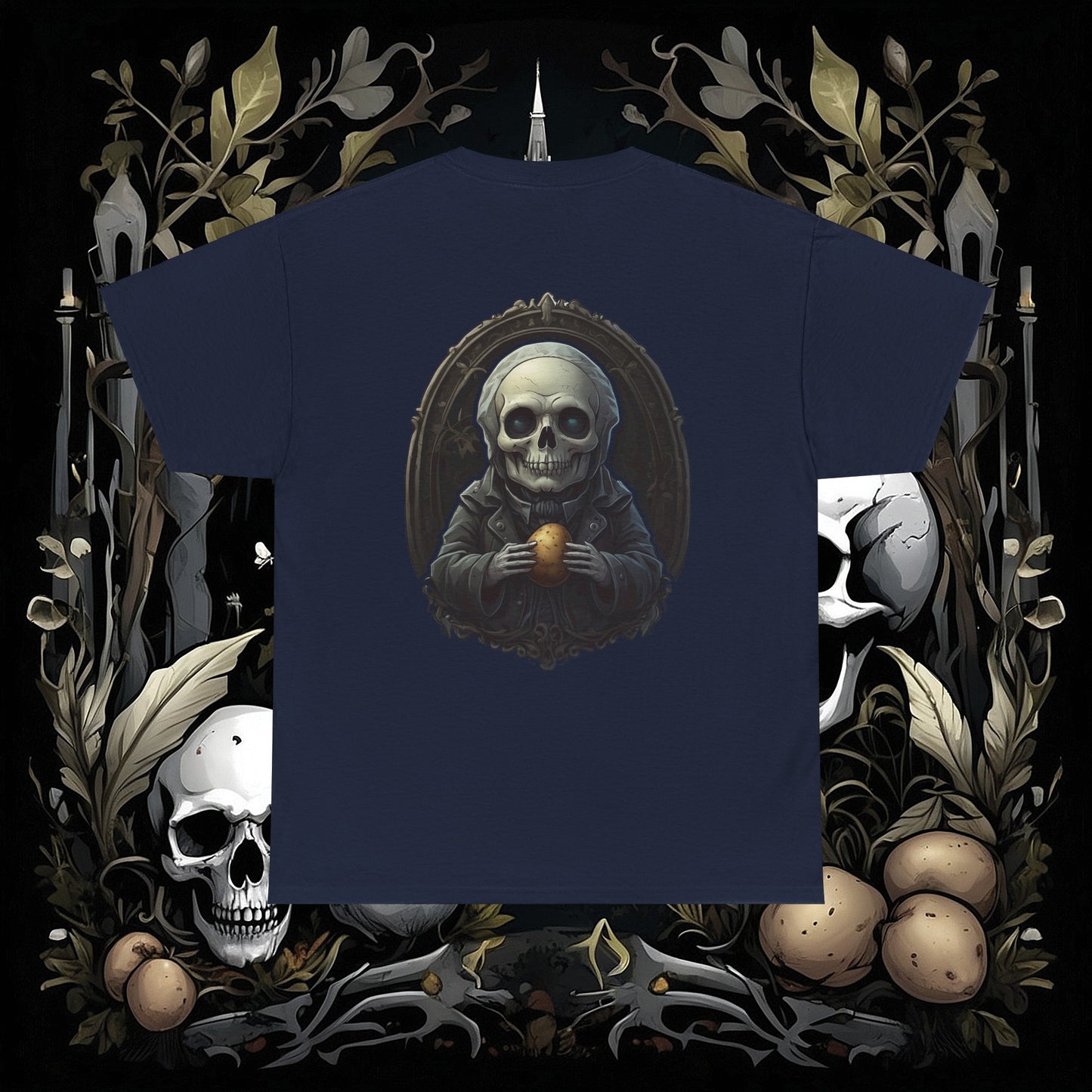 Front and Back Death's Potato Tee