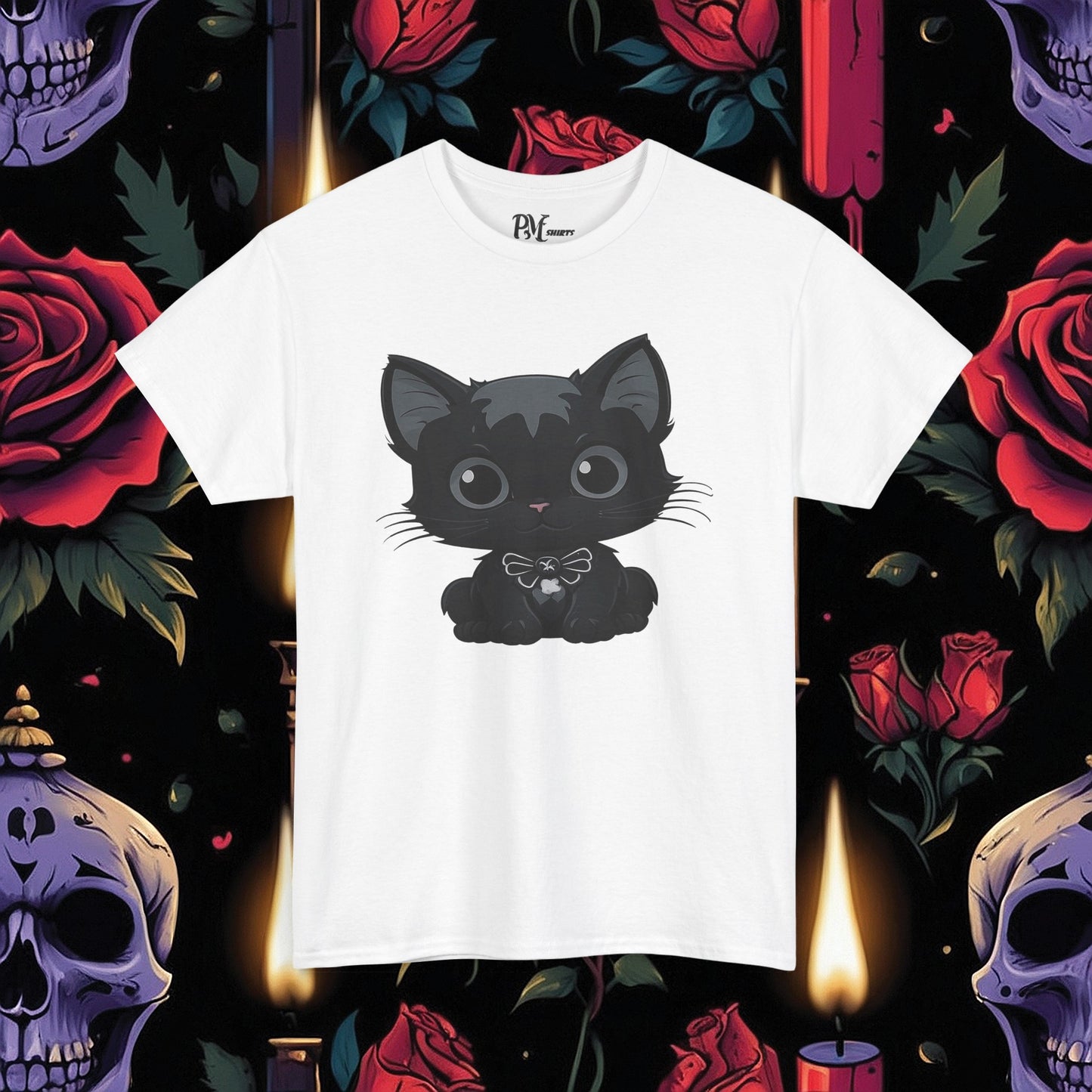 Darkly Adorable Cat Tee