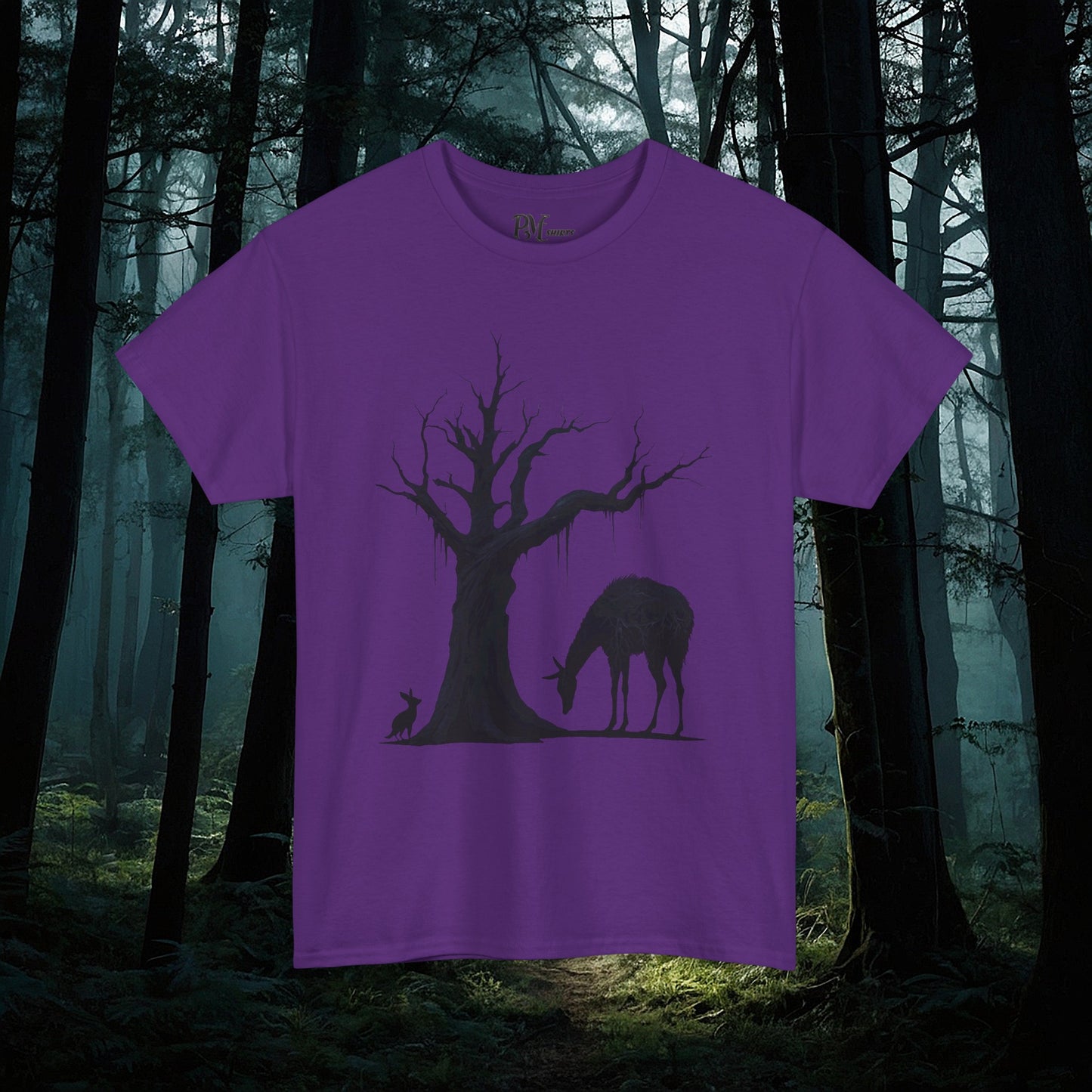 Dead Tree with Forest Critters Tee