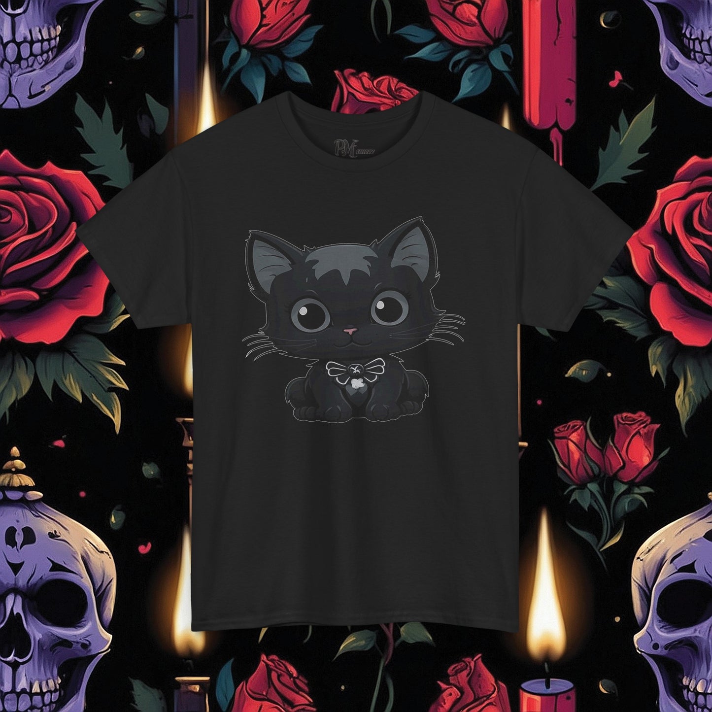 Darkly Adorable Cat Tee