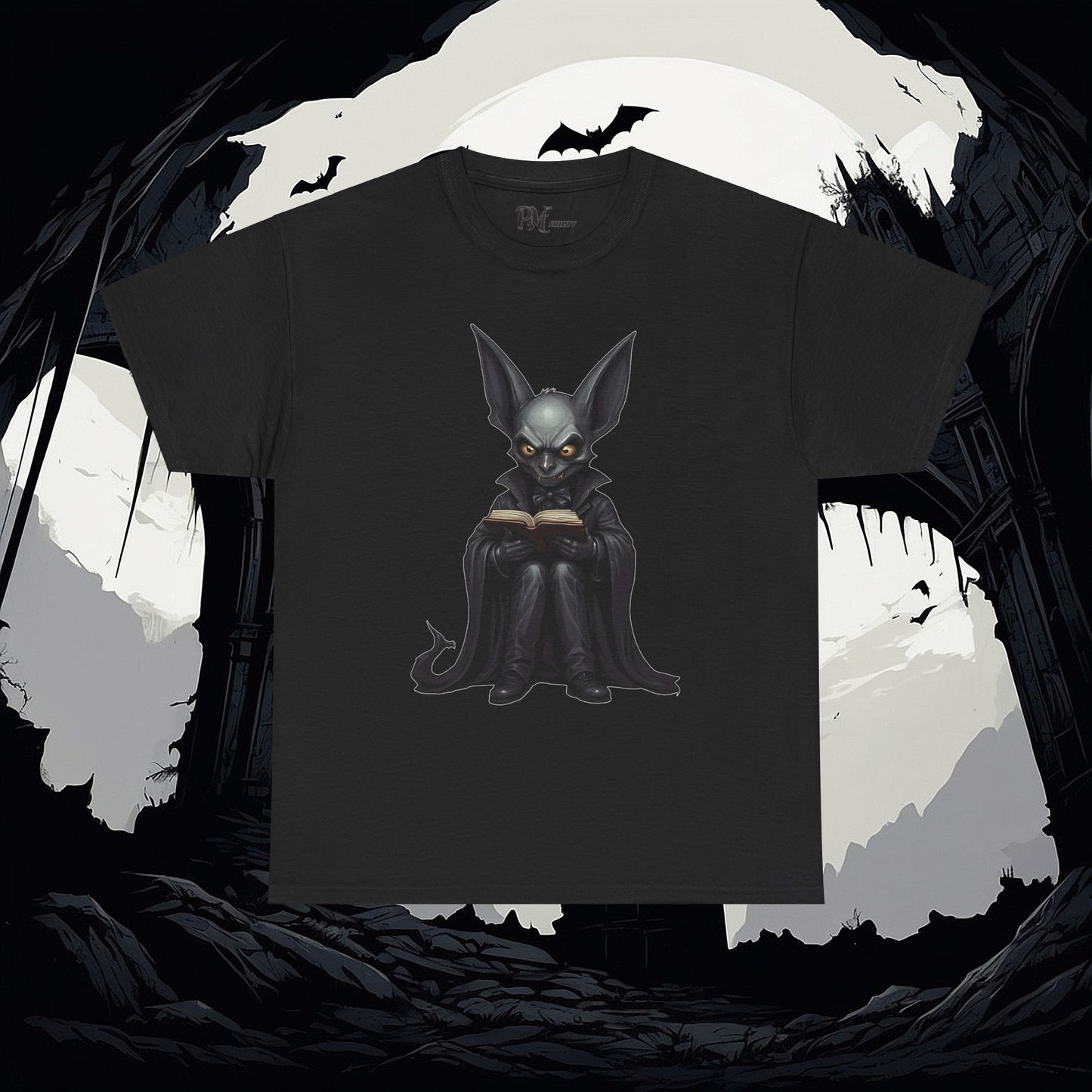 Vampire Bat Reading Tee