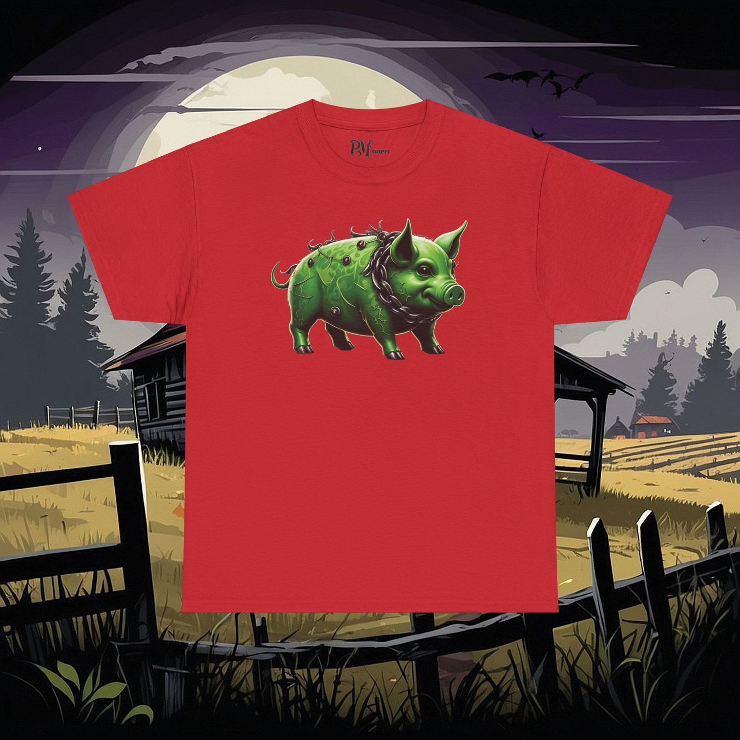 Green Pig Tee