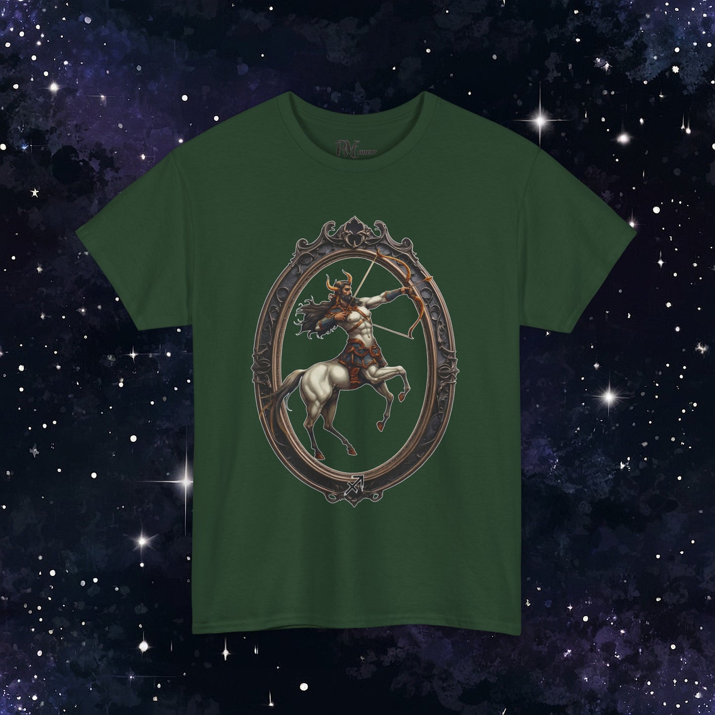 Gothic Sagittarius Zodiac T-Shirt: Dark Style Graphic Tee