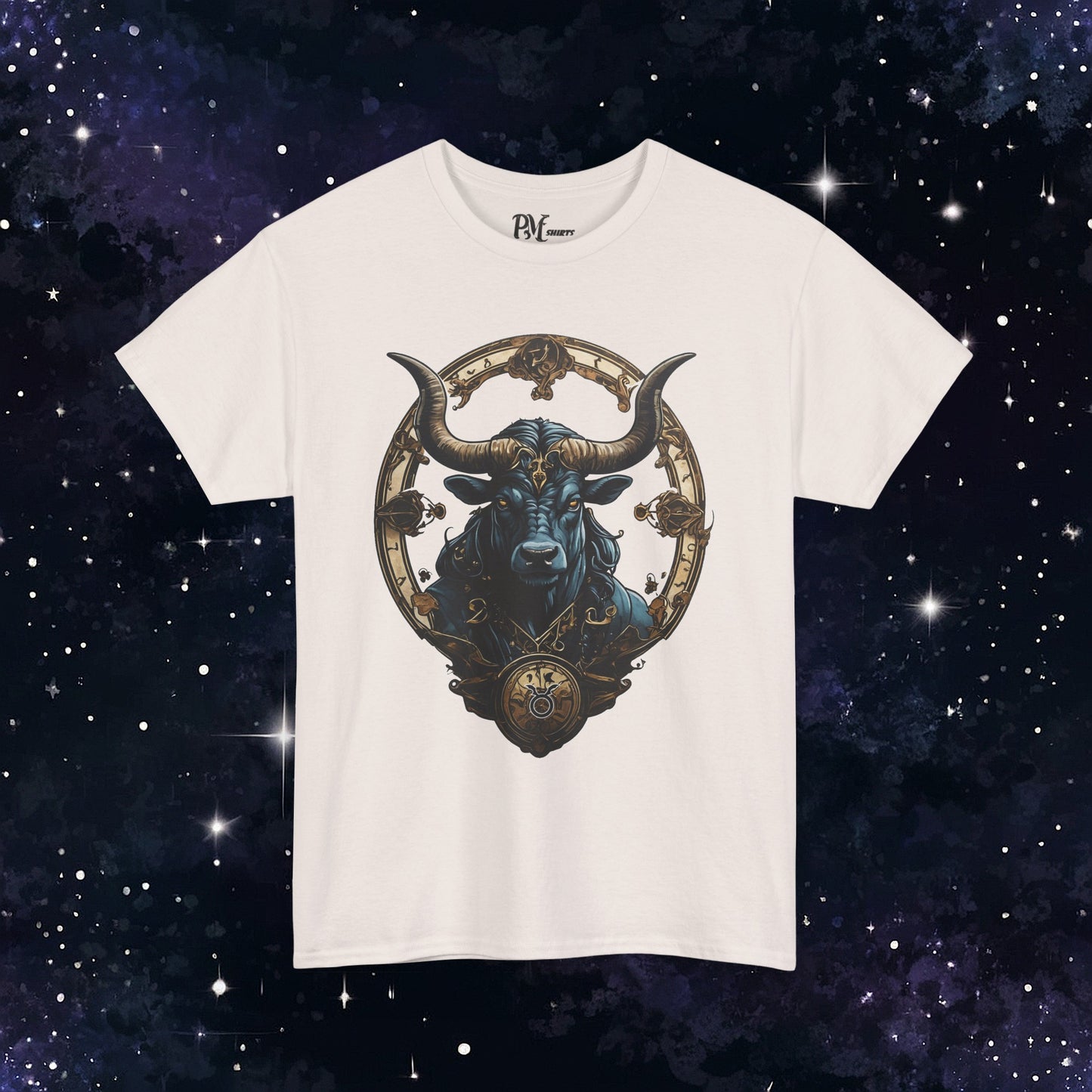 Gothic Taurus Zodiac T-Shirt: Dark Style Graphic Tee