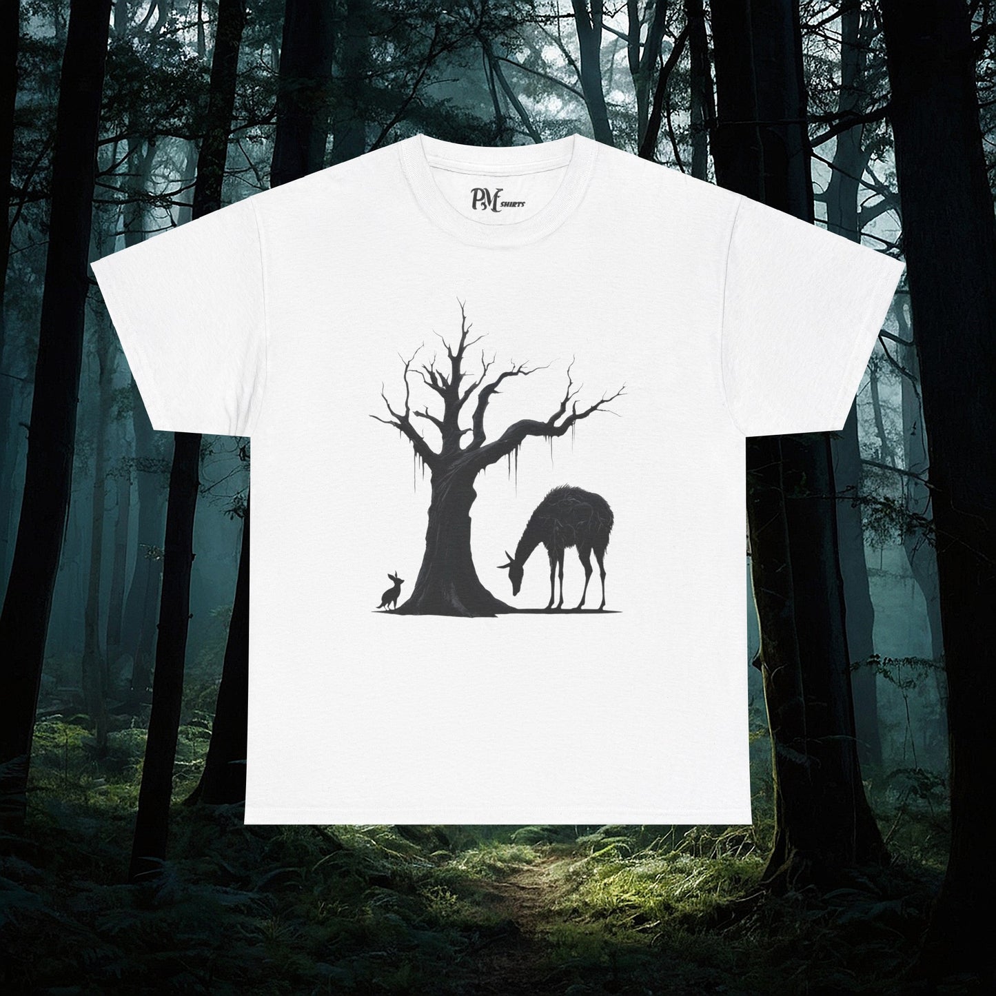 Dead Tree with Forest Critters Tee