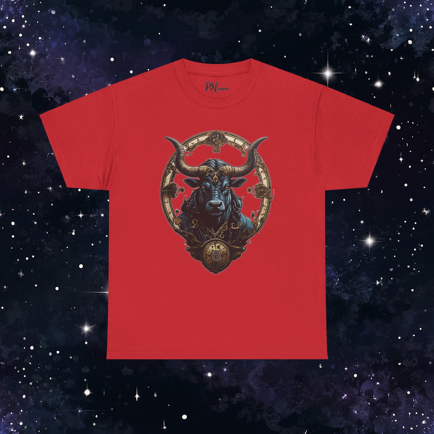 Gothic Taurus Zodiac T-Shirt: Dark Style Graphic Tee