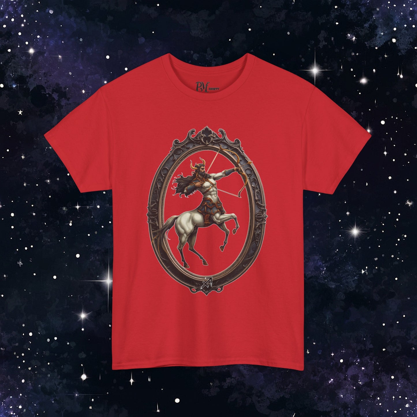 Gothic Sagittarius Zodiac T-Shirt: Dark Style Graphic Tee