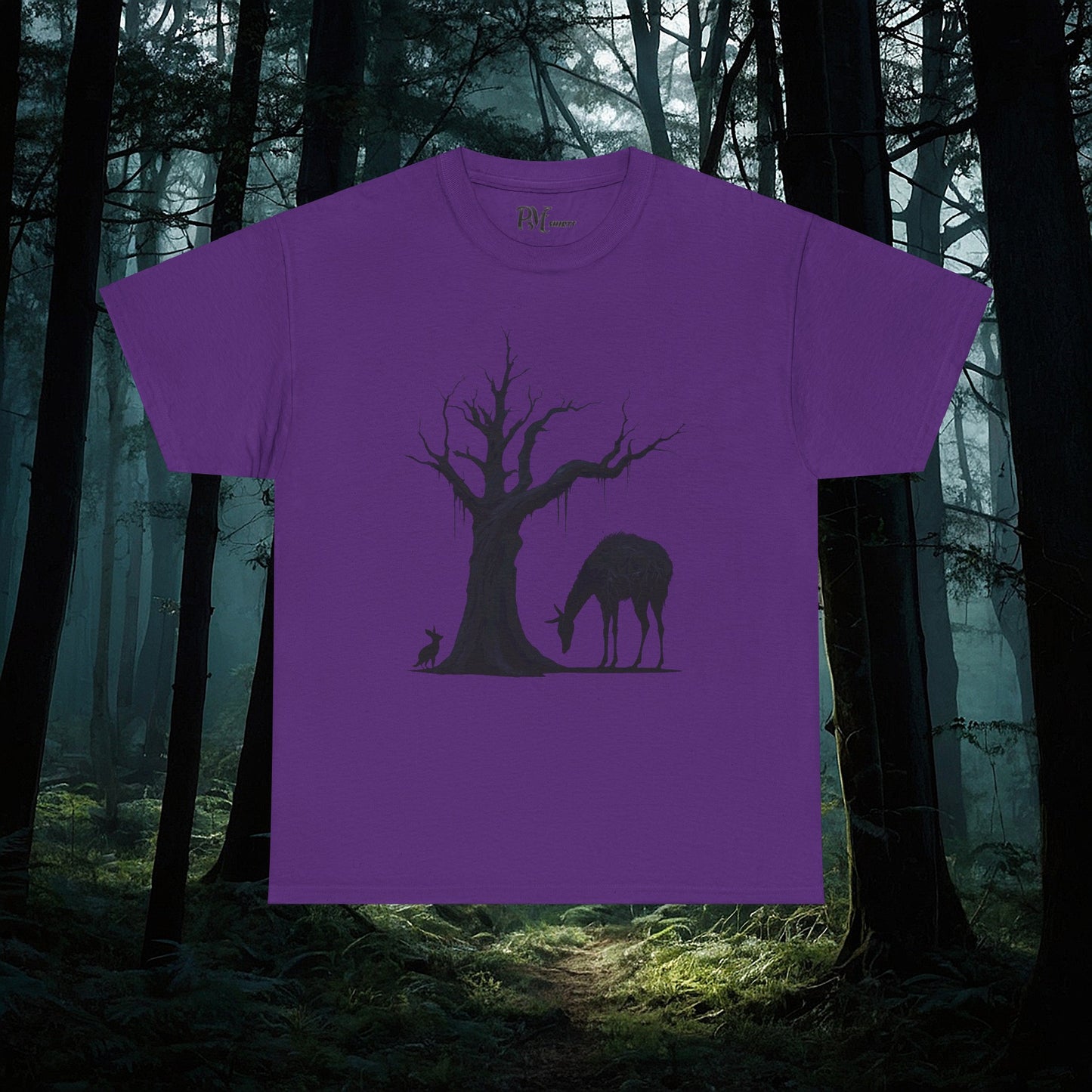 Dead Tree with Forest Critters Tee