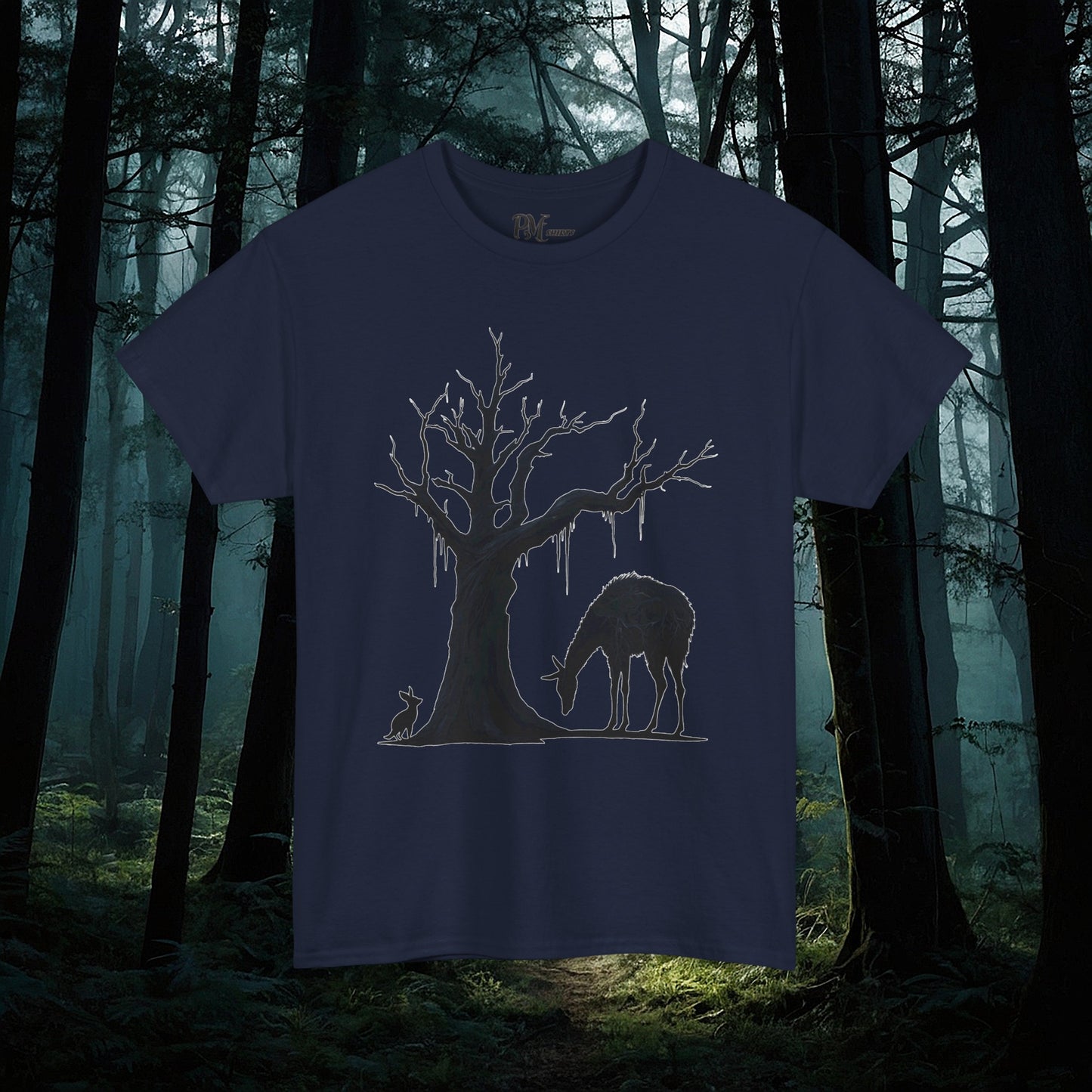 Dead Tree with Forest Critters Tee