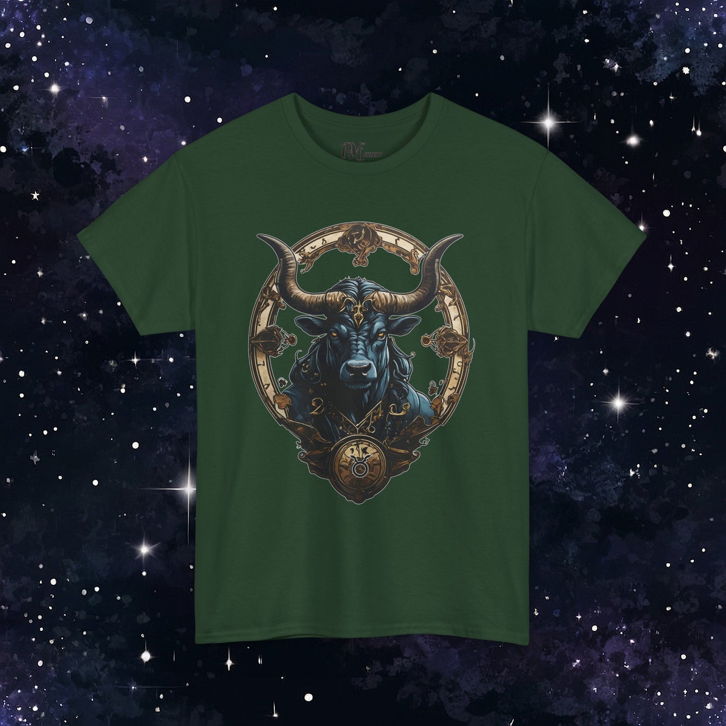 Gothic Taurus Zodiac T-Shirt: Dark Style Graphic Tee