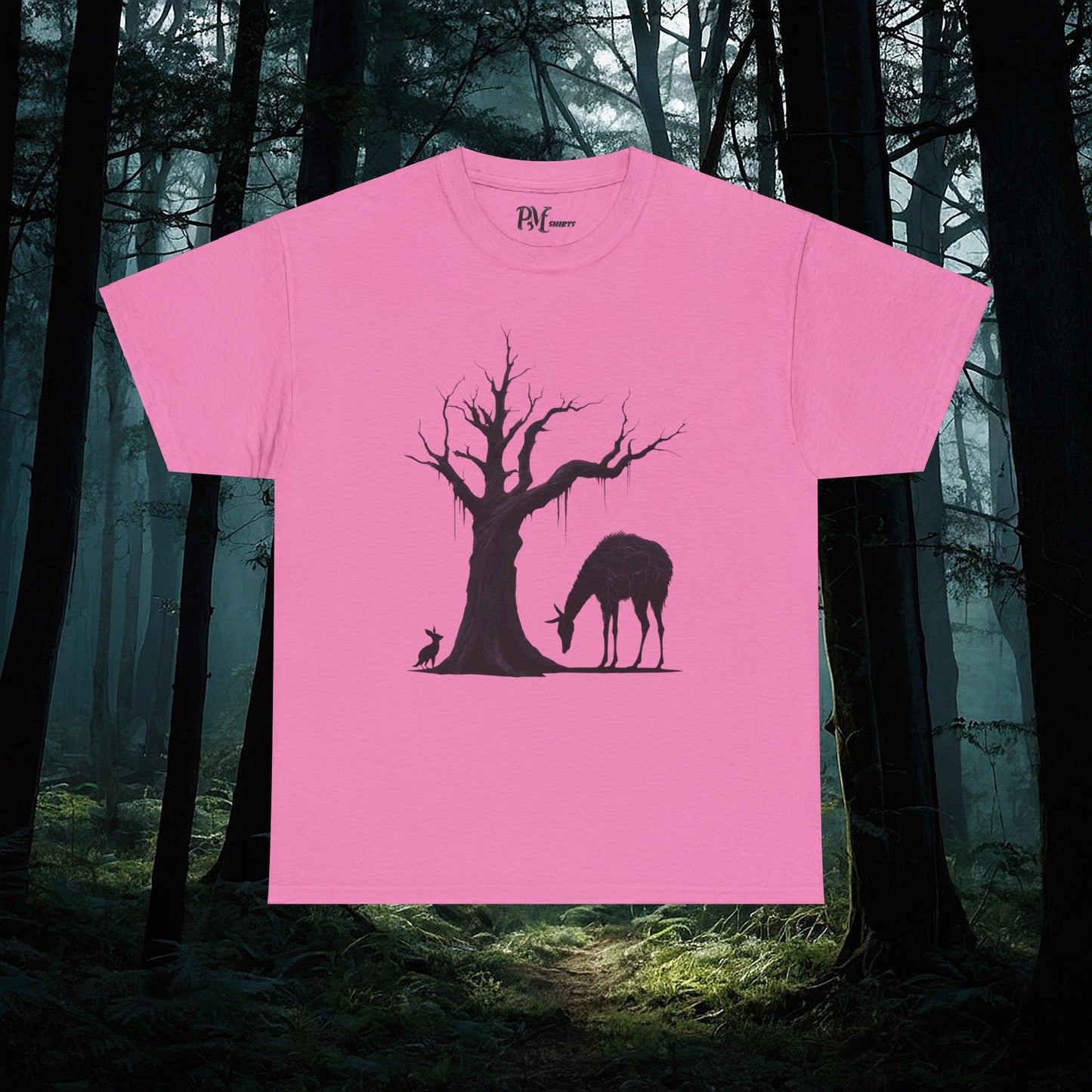 Dead Tree with Forest Critters Tee