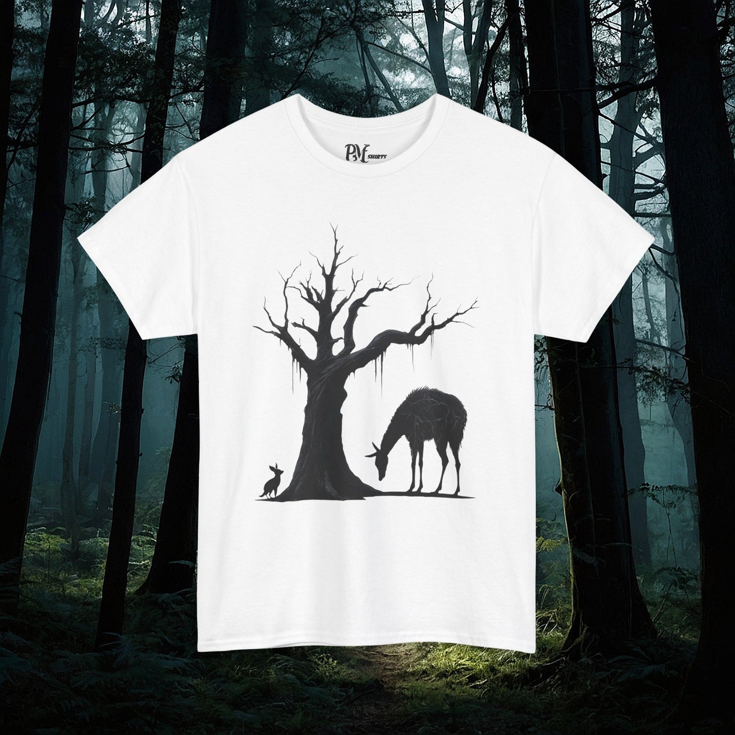 Dead Tree with Forest Critters Tee