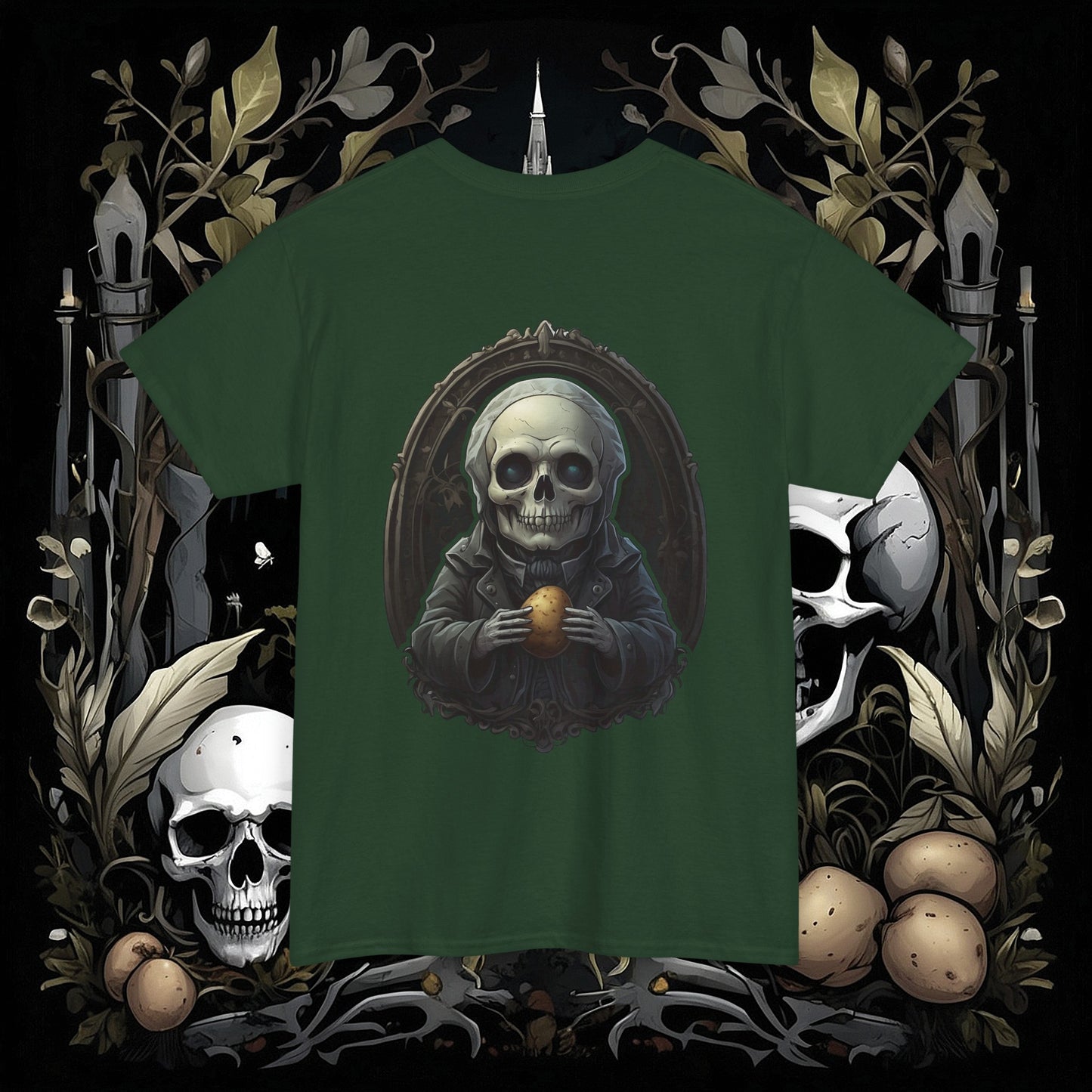 Front and Back Death's Potato Tee