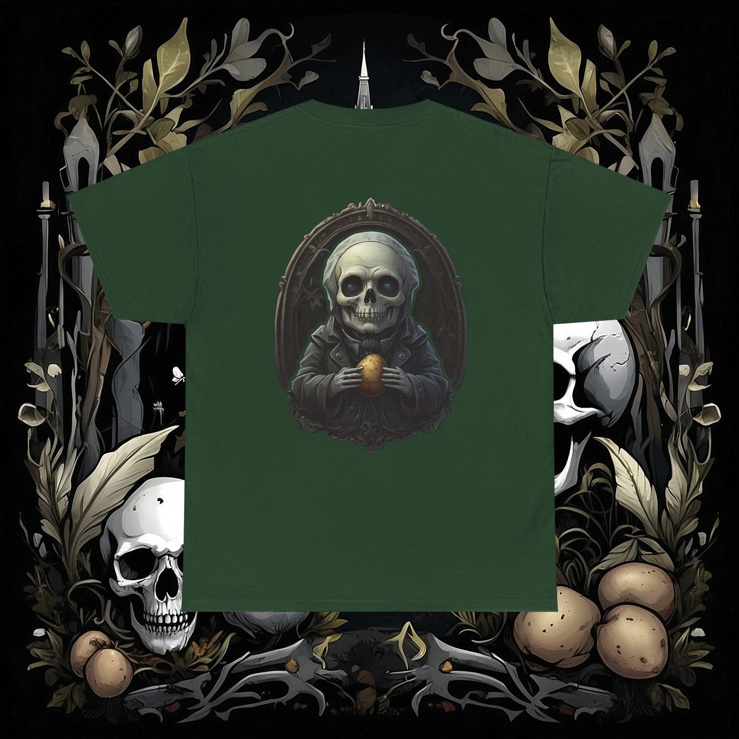 Front and Back Death's Potato Tee