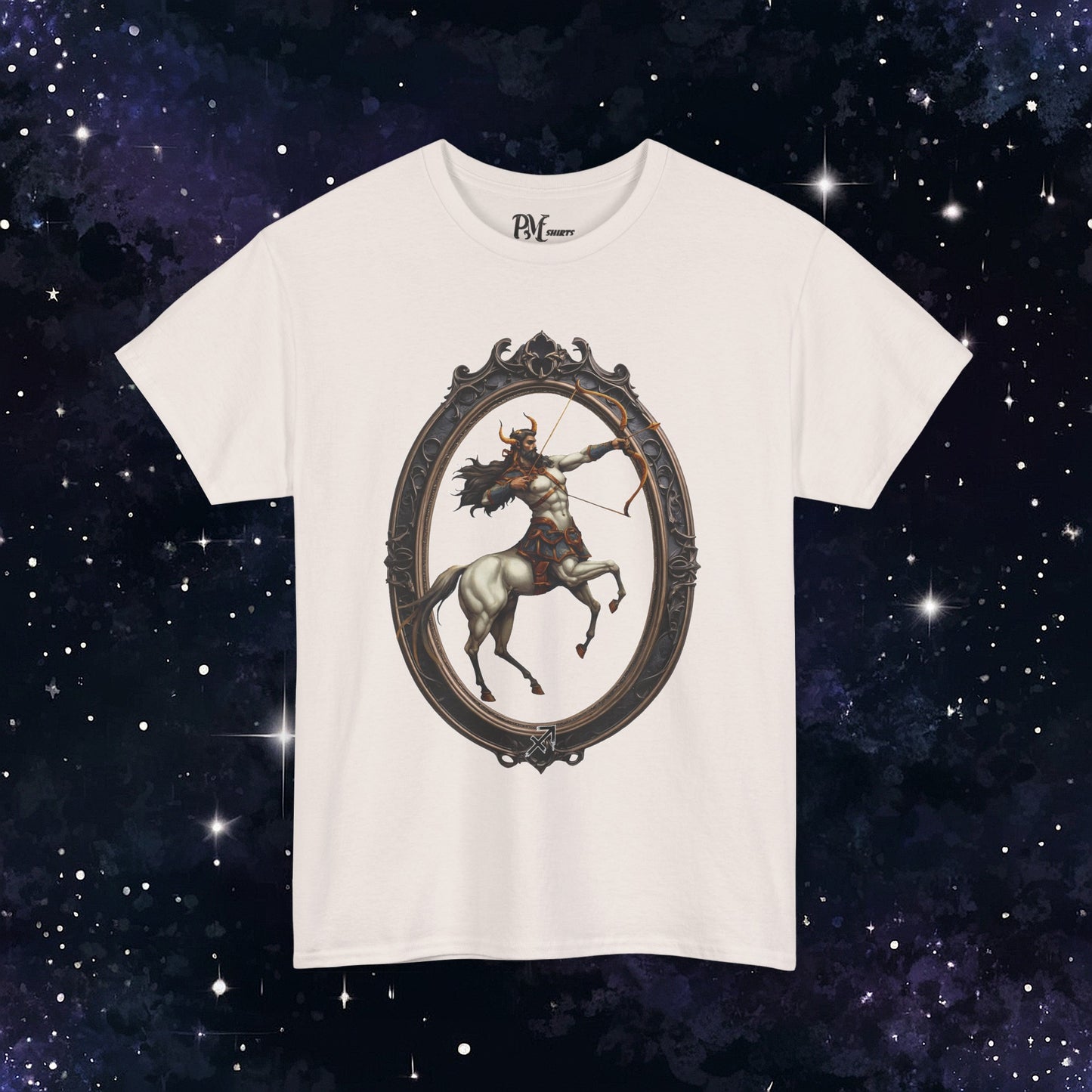 Gothic Sagittarius Zodiac T-Shirt: Dark Style Graphic Tee